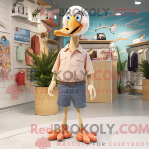 Costume mascotte de flamant...