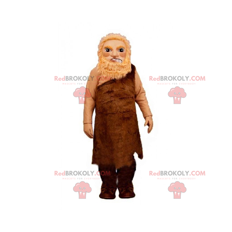 Mascotte dell'uomo preistorico - Redbrokoly.com
