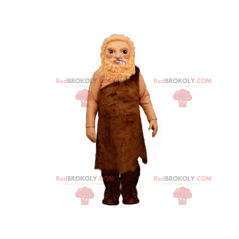 Prähistorisches Mannmaskottchen - Redbrokoly.com