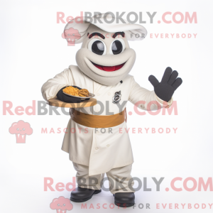 Personaggio mascotte bianco...