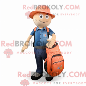 Peach Golf Bag maskot...