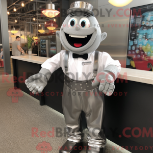 Sølv BBQ Ribs maskot...