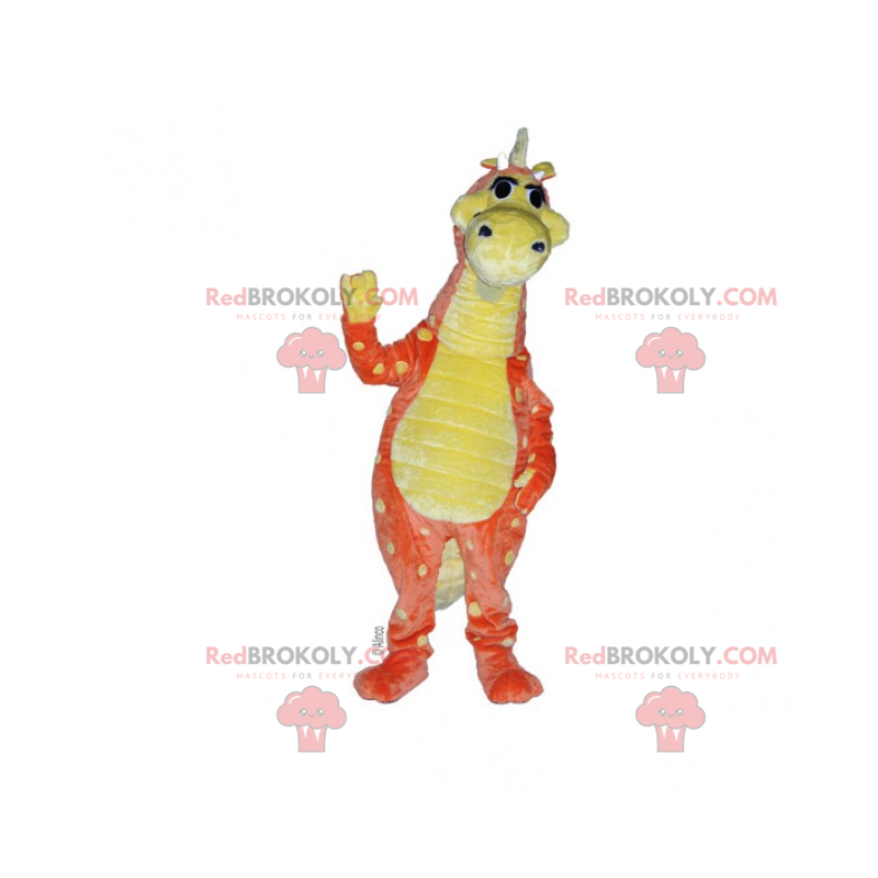 Lang hals dinosaur maskot - Redbrokoly.com