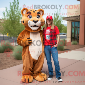 Red Mountain Lion maskot...
