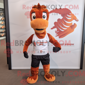 Rust Seahorse maskot...