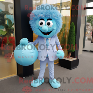 Sky Blue Meatballs mascot...