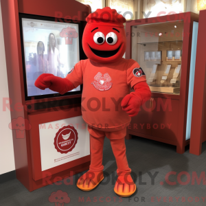 Postava maskota Red Ghost...