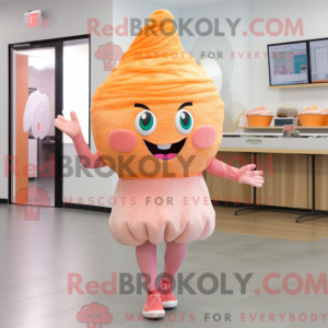 Peach Cupcake mascot...