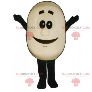 Egg mascot with smile - Redbrokoly.com