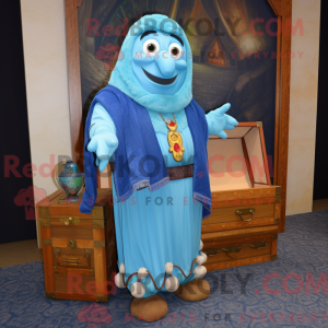 Maskottchenkostüm Blaue...