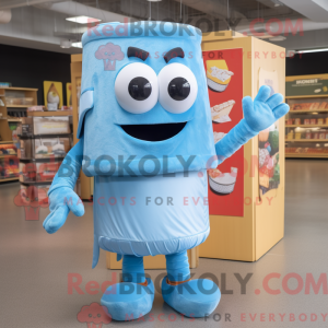 Postava maskota Sky Blue...