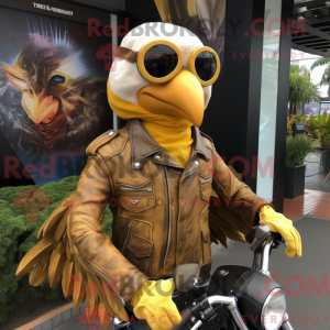 Guld Albatross maskot...