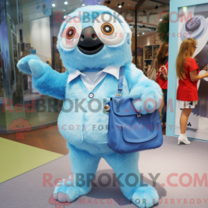 Postava maskota Sky Blue...