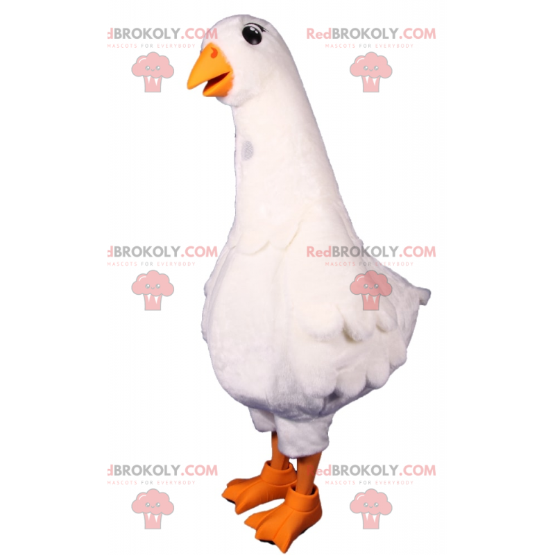 Maskot bílá husa - Redbrokoly.com Maskot bílá husa - Redbrokoly.com
