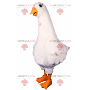 Mascota de ganso blanco - Redbrokoly.com