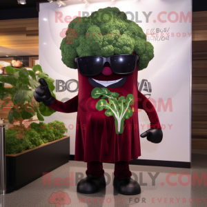 Maroon Broccoli maskot...