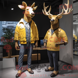 Máscara Gold Elk com...