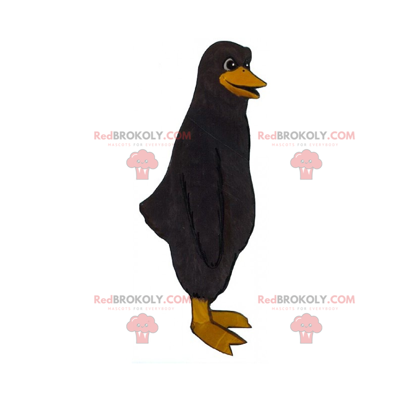 Mascotte uccello nero - Redbrokoly.com
