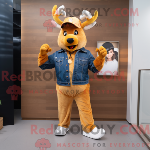 Disfraz de mascota Gold Elk...