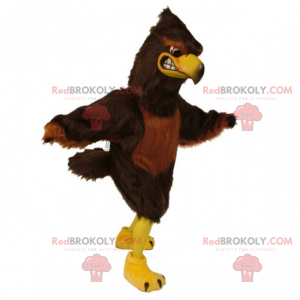 Mascote pássaro - águia unicolor - Redbrokoly.com