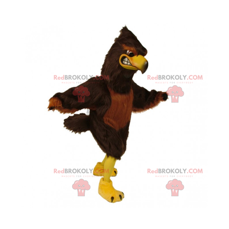 Bird mascot - unicoloured eagle - Redbrokoly.com