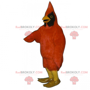 Ptačí maskot - červený kardinál - Redbrokoly.com