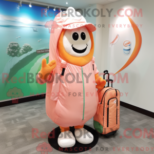 Postava maskota Peach Golf...
