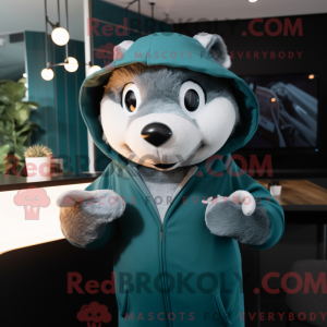 Postava maskota Teal Badger...