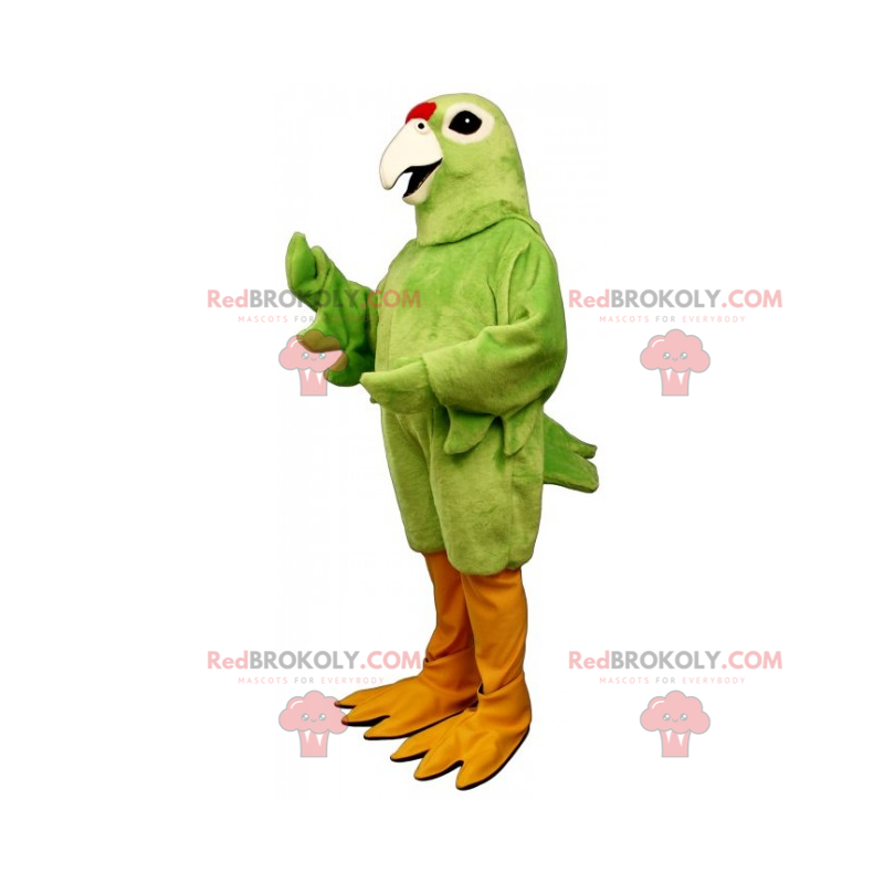 Mascote pássaro - papagaio Unicolor - Redbrokoly.com Mascote pássaro - papagaio Unicolor - Redbrokoly.com