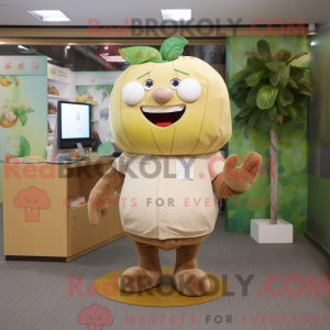 Postava maskota Tan Apple...