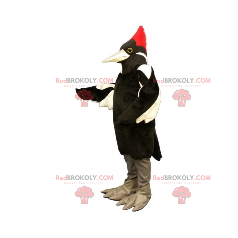 Crested fugl maskot - Redbrokoly.com