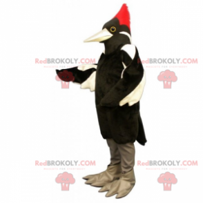 Crested bird mascot - Redbrokoly.com