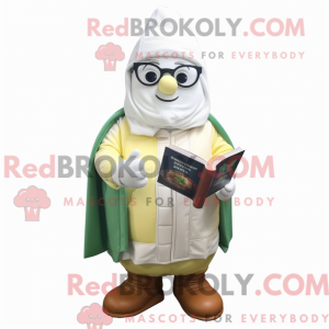 White Beet maskot kostume...