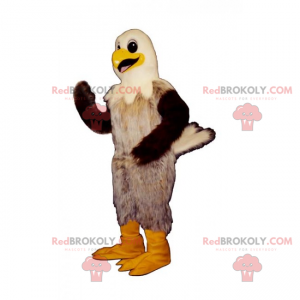 Mascota pájaro con cabeza blanca - Redbrokoly.com