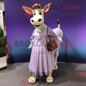 Lavender Guernsey Cow...