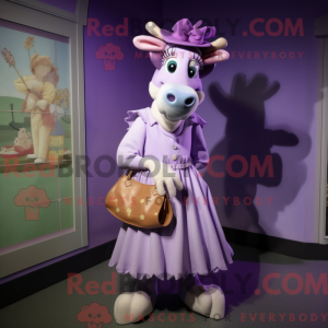 Lavender Guernsey Cow...