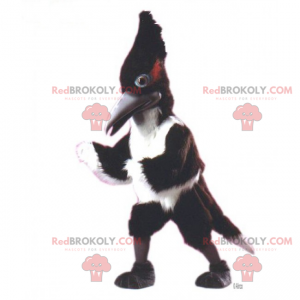 Mascote pássaro de crista longa - Redbrokoly.com