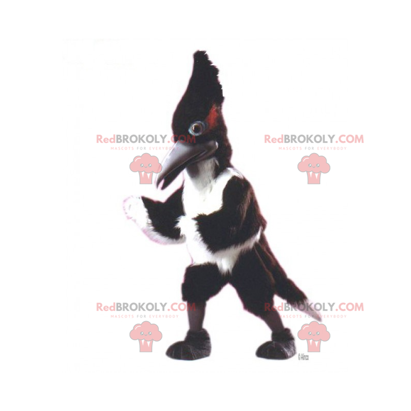 Maskottchen mit langem Kammvogel - Redbrokoly.com