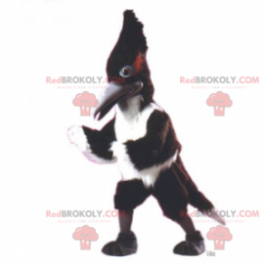 Long crest bird mascot - Redbrokoly.com