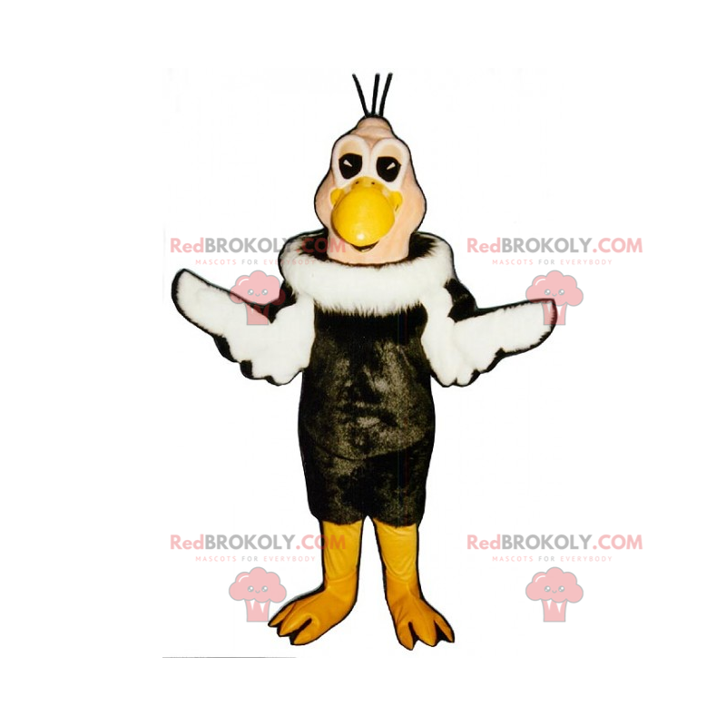 Ptačí maskot s dvoubarevným kabátem - Redbrokoly.com