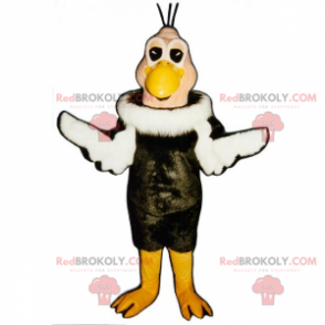 Bird mascot with two-tone coat - Redbrokoly.com