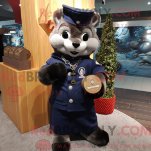 Navy Marten Maskottchen...