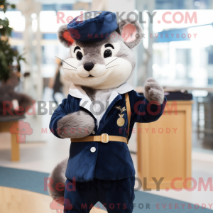 Navy Marten Maskottchen...