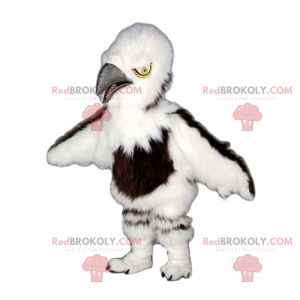 Soft coat bird mascot - Redbrokoly.com