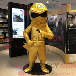 Personaggio mascotte Gold...