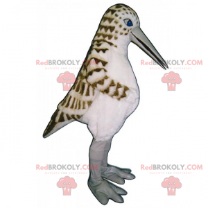 Bird mascot with spotted feathers - Redbrokoly.com