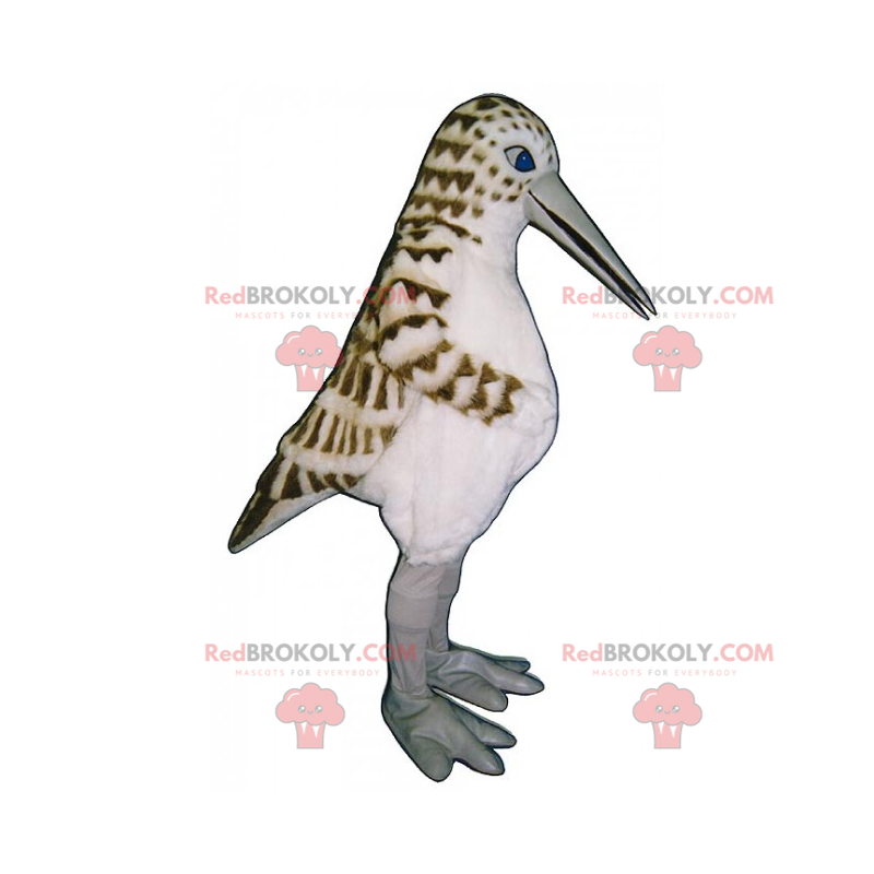 Bird mascot with spotted feathers - Redbrokoly.com