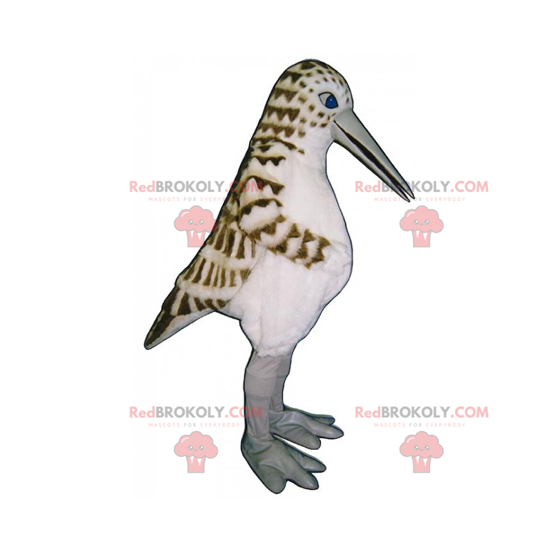 Mascotte uccello con piume maculate - Redbrokoly.com