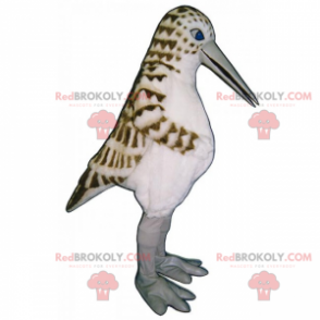 Pássaro mascote com penas pintadas - Redbrokoly.com