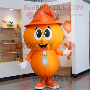 Maskotdraktfigura Orange...
